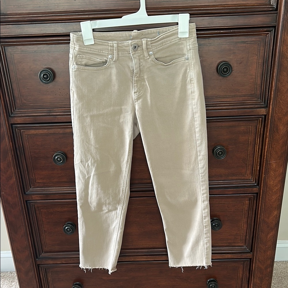 J Jill Ankle Cropped Khakis 2 Petite